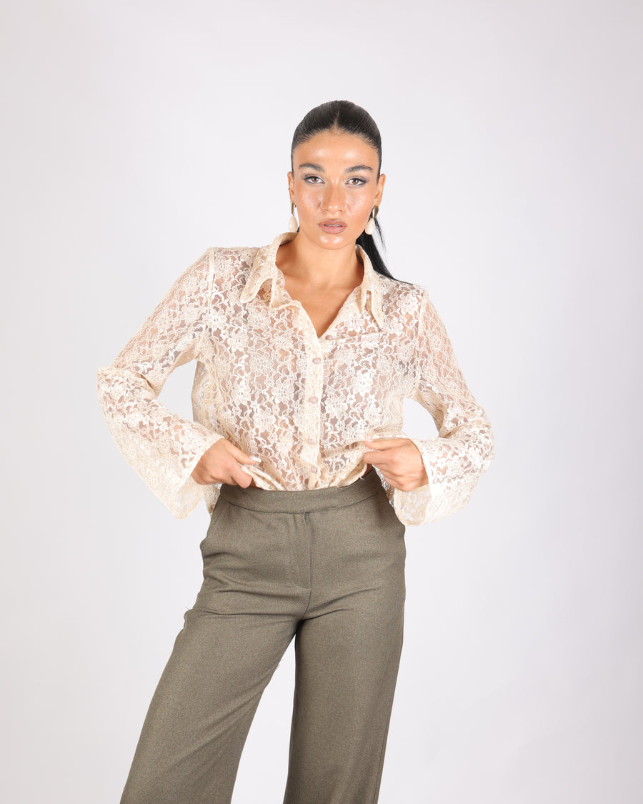 Western Nude Blouse