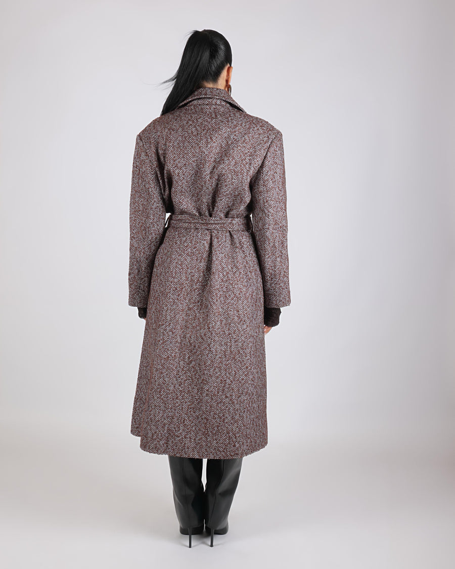 The Ashford Coat In Brown