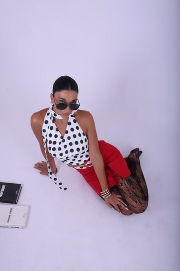 Odessa Polka Dot Top