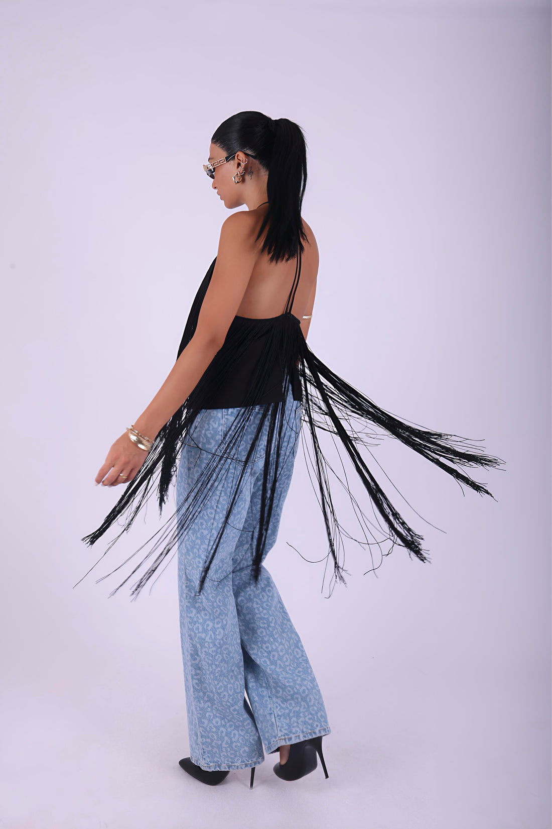 Amorette Fringe Top