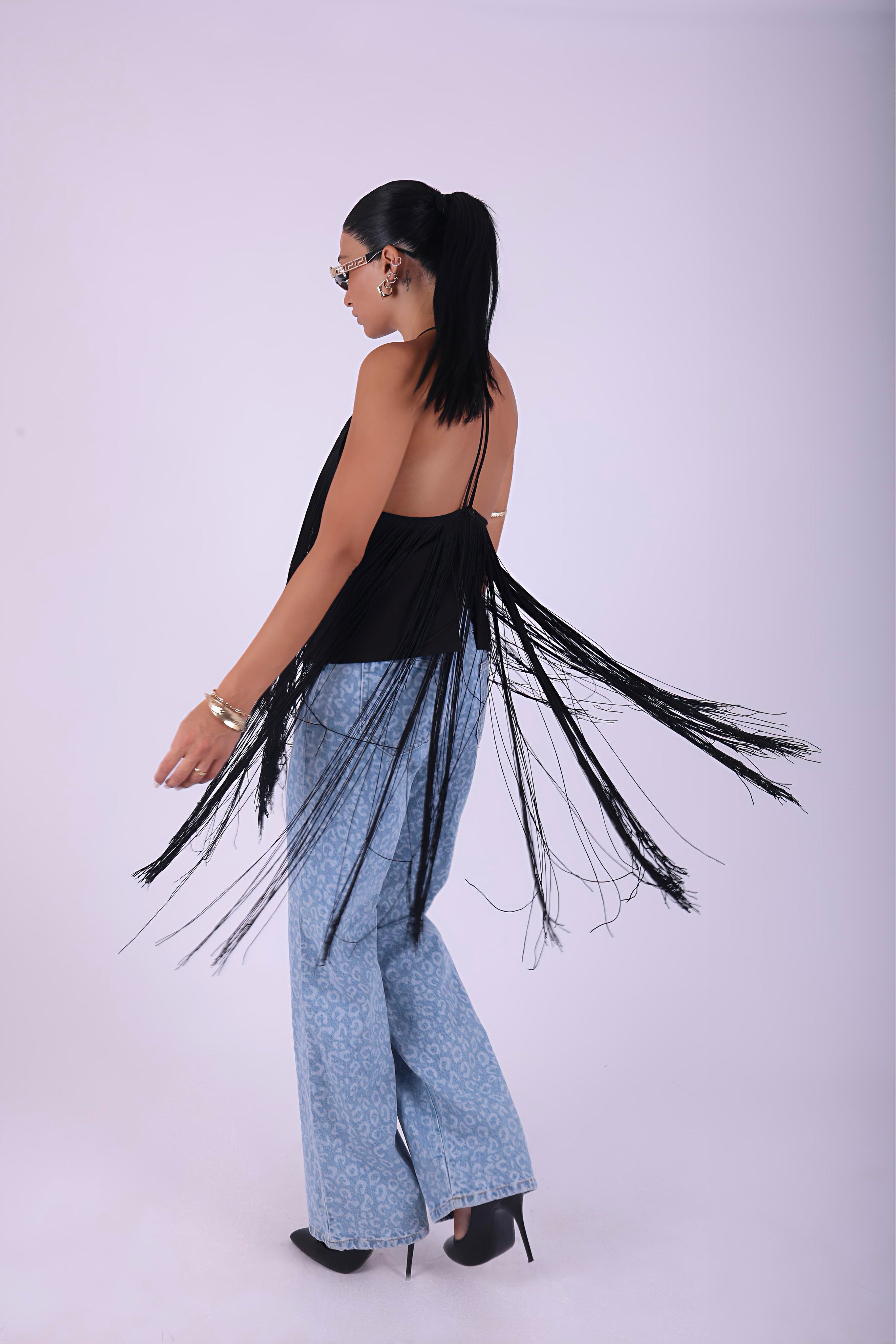 Amorette Fringe Top