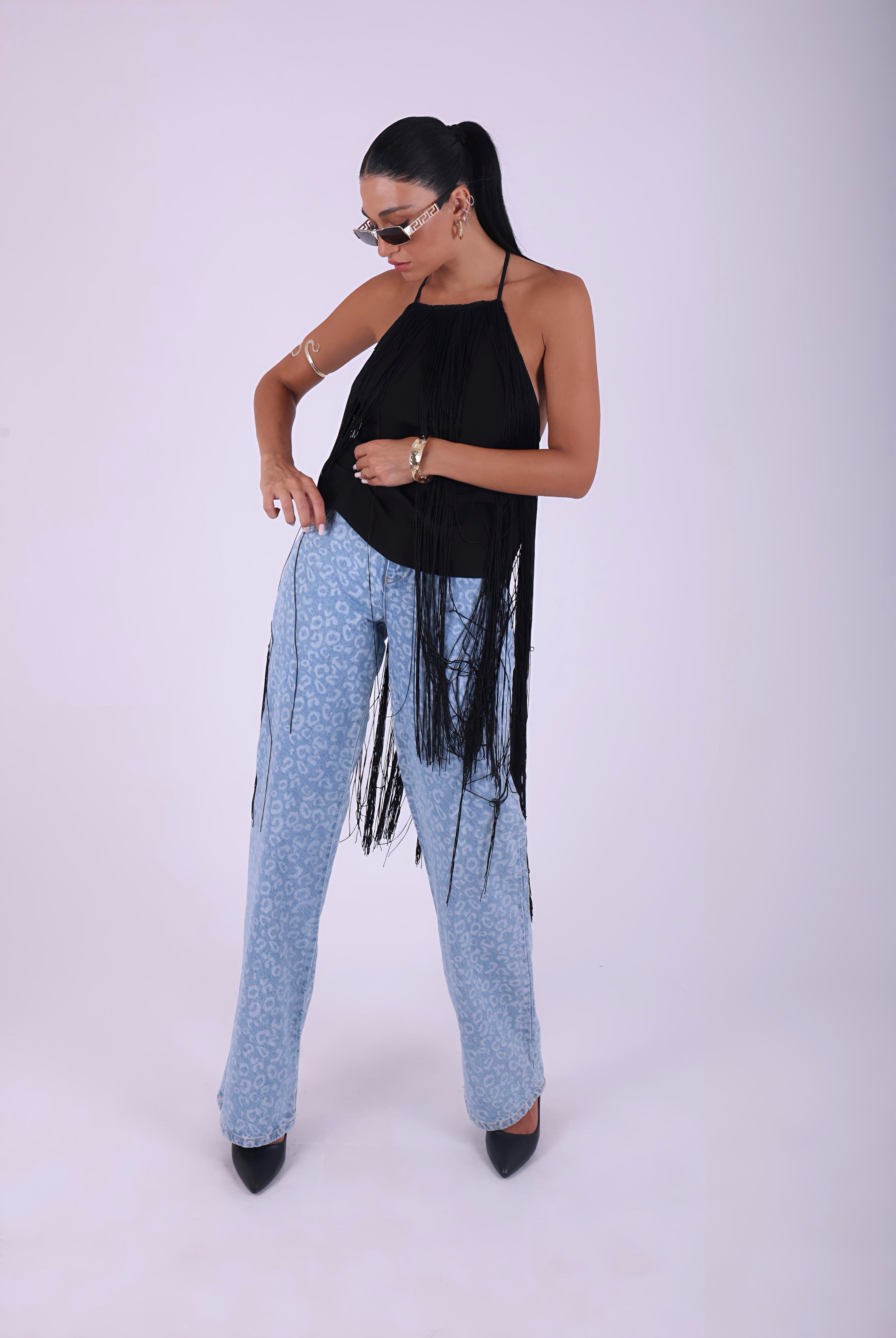 Amorette Fringe Top