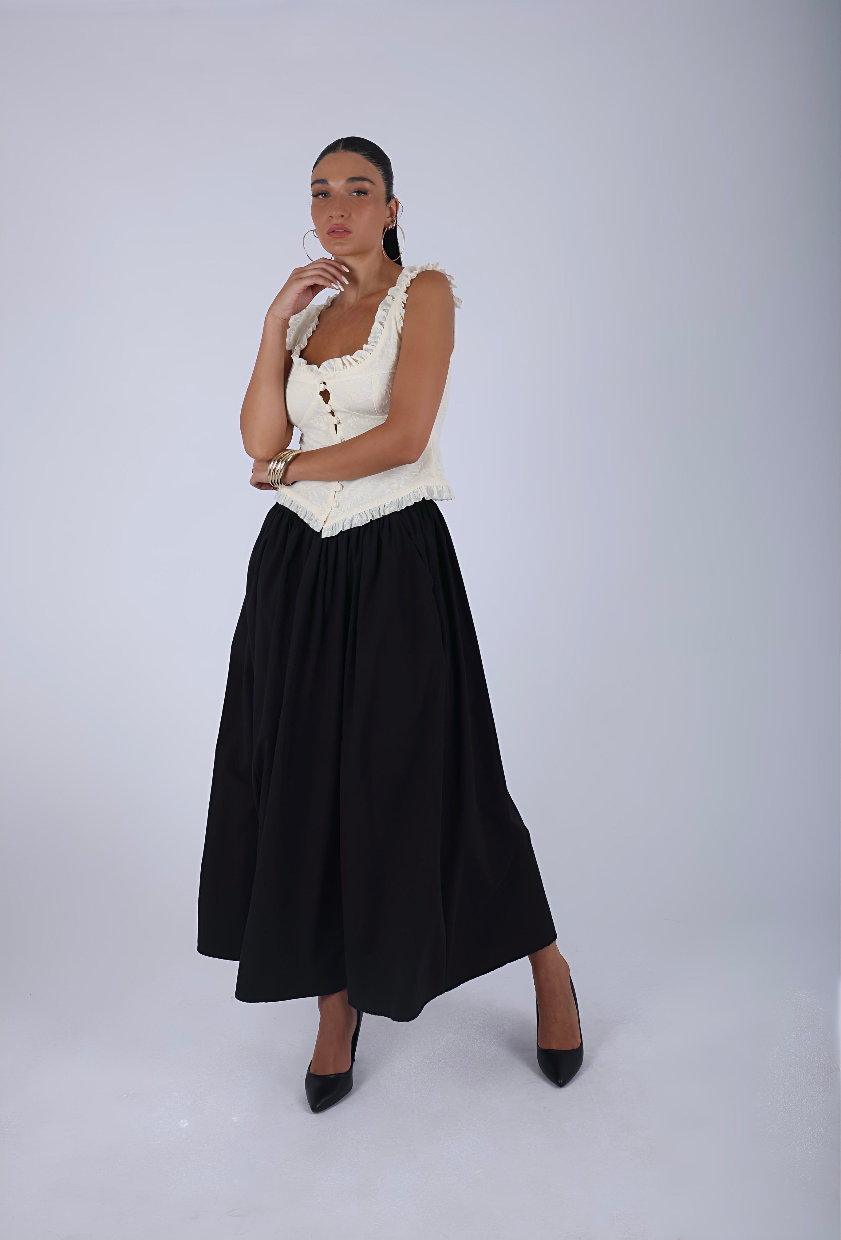 Phoebe Black Skirt