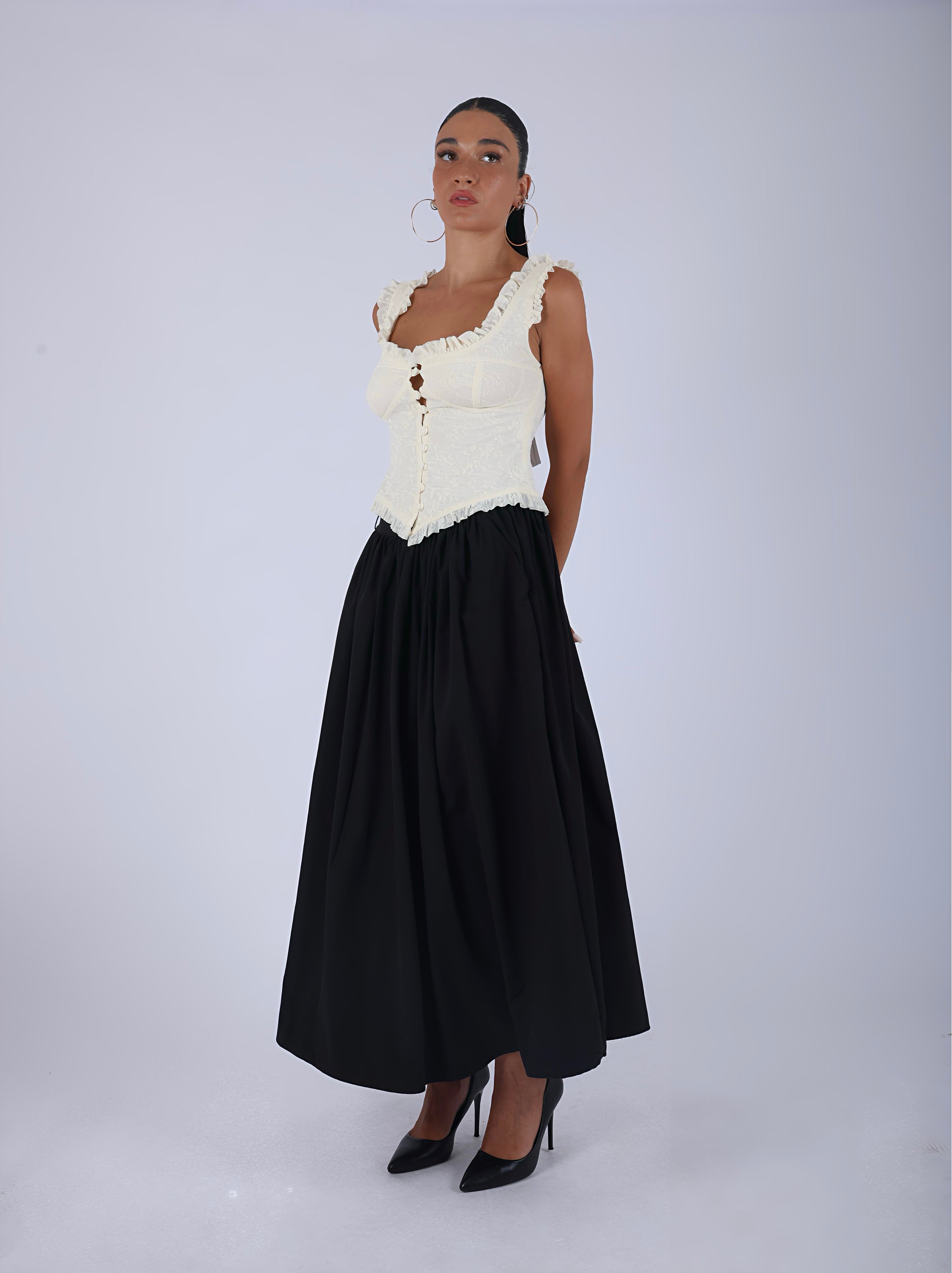 Phoebe Black Skirt