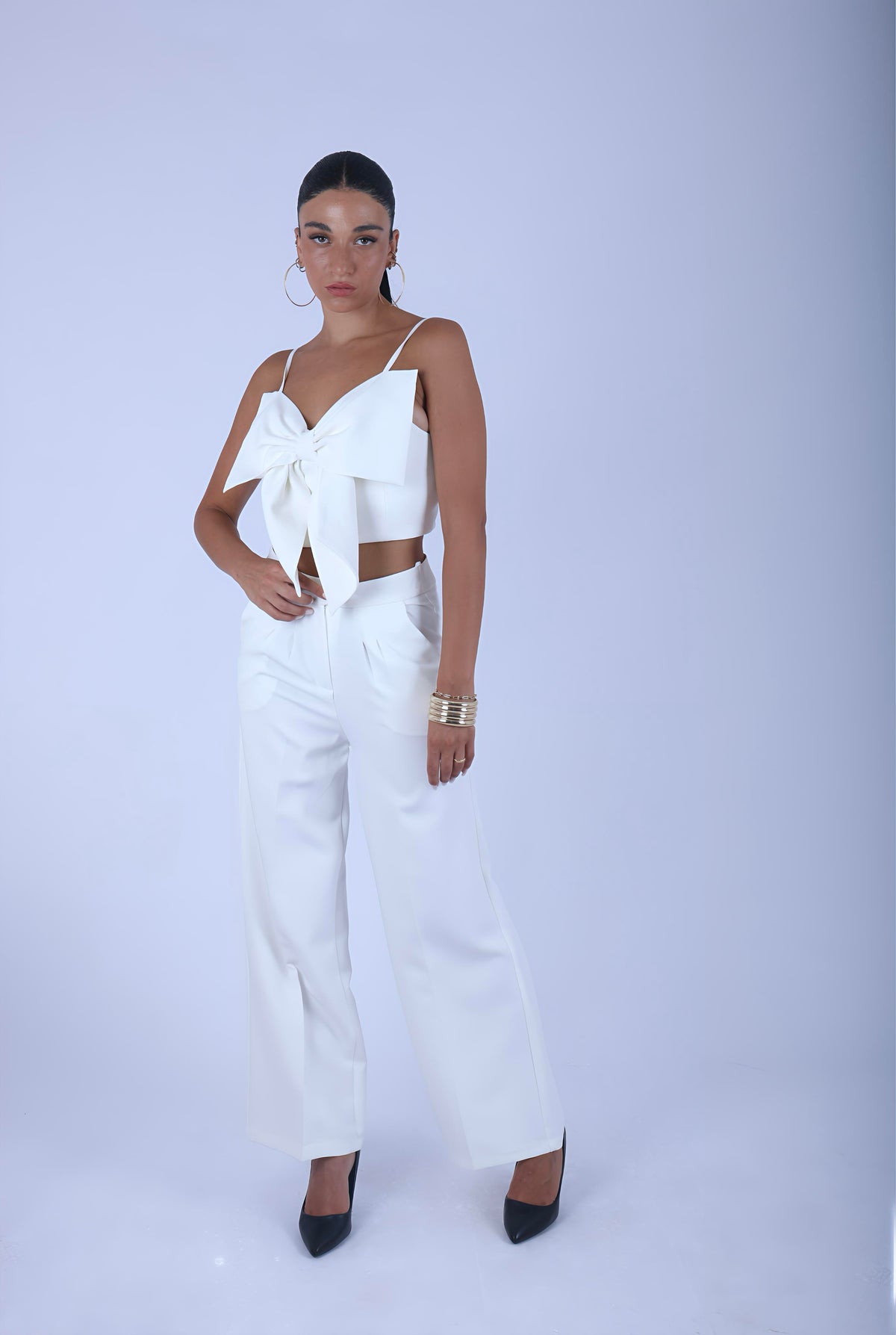 Thea White Pants