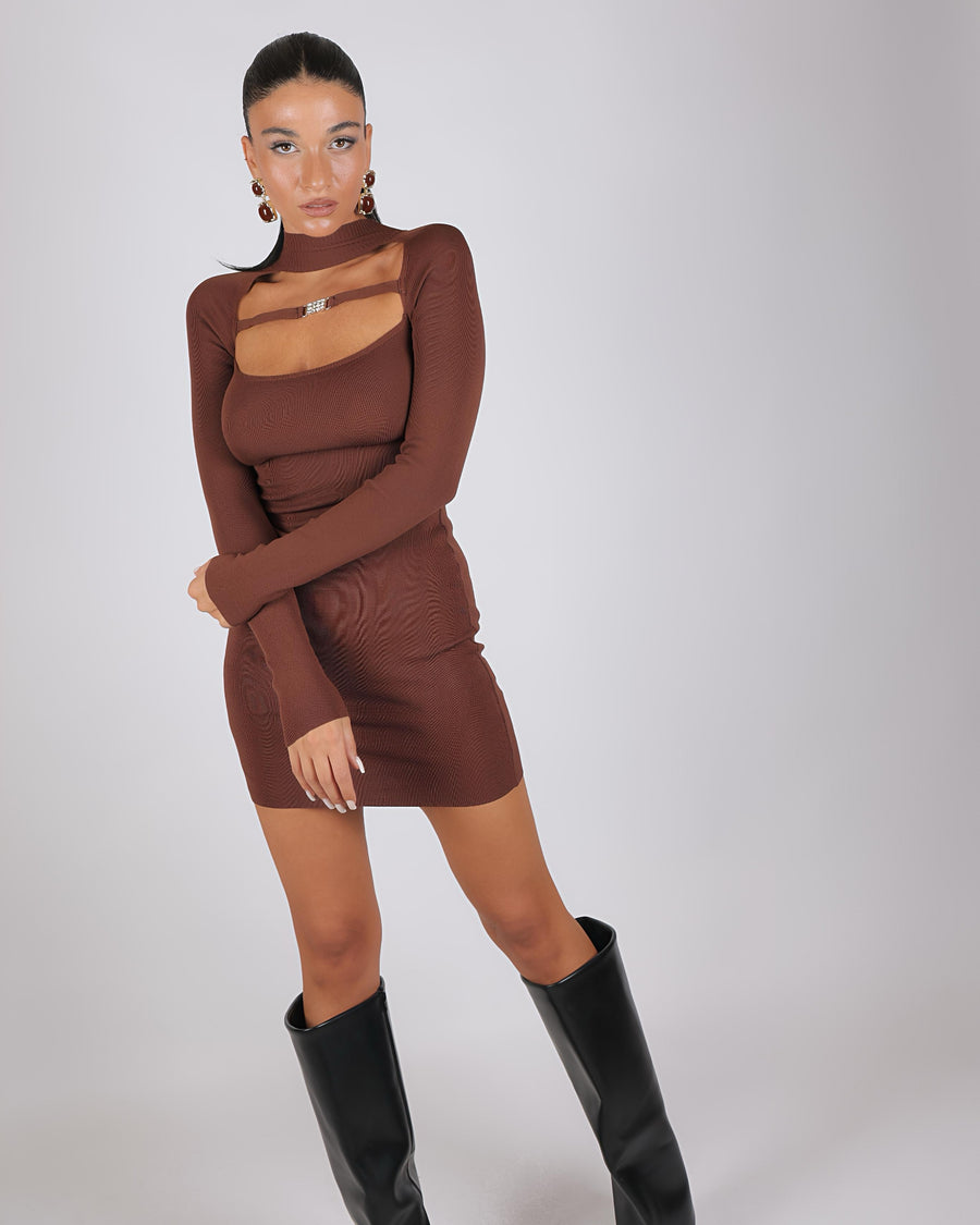 Rowan Brown Dress