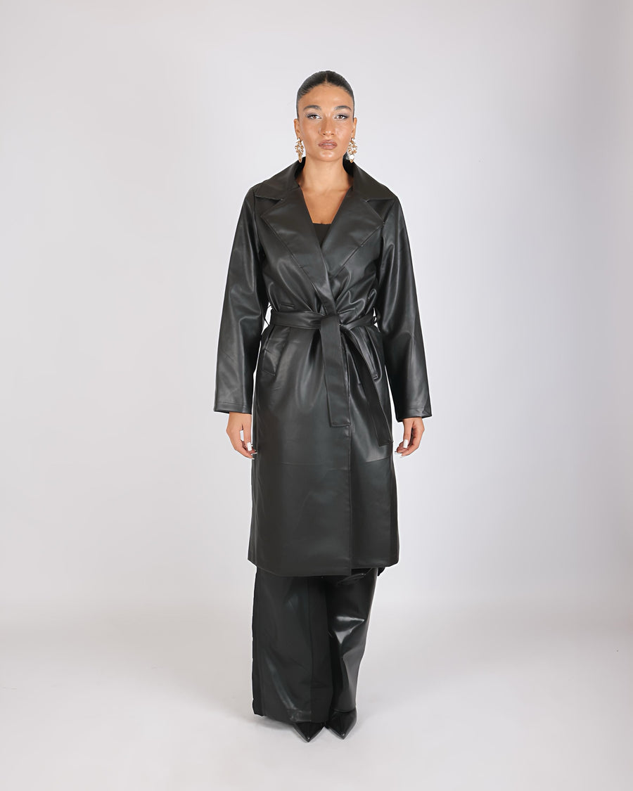 Classic Leather Coat