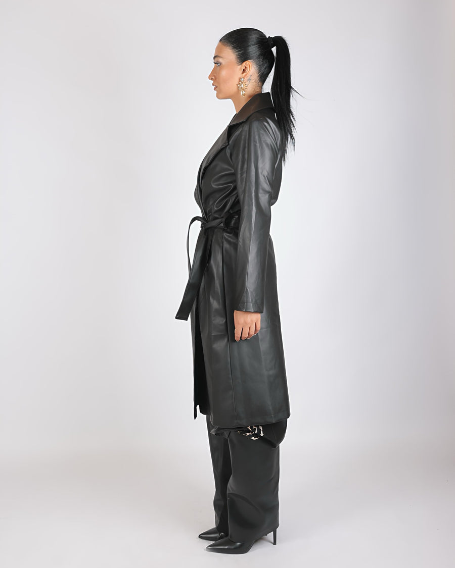 Classic Leather Coat