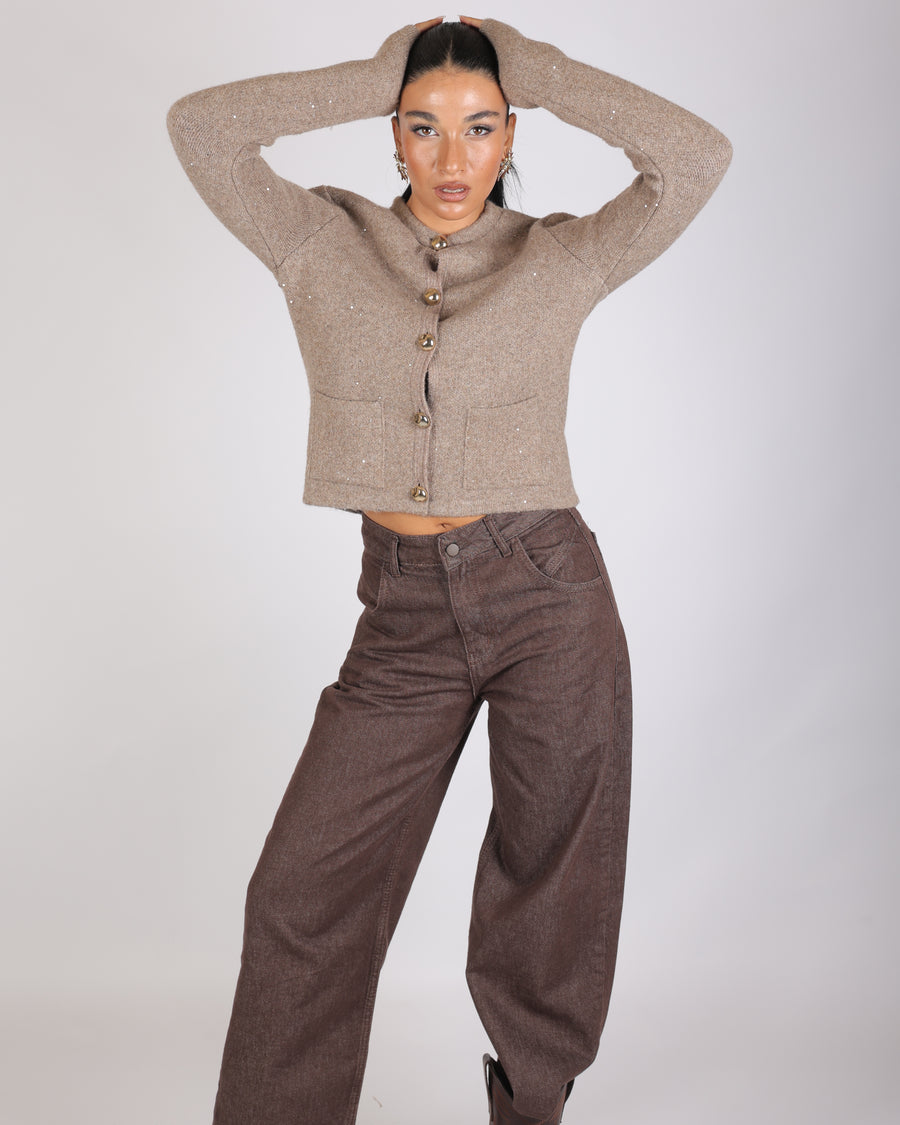 Boulevard Latte Knit
